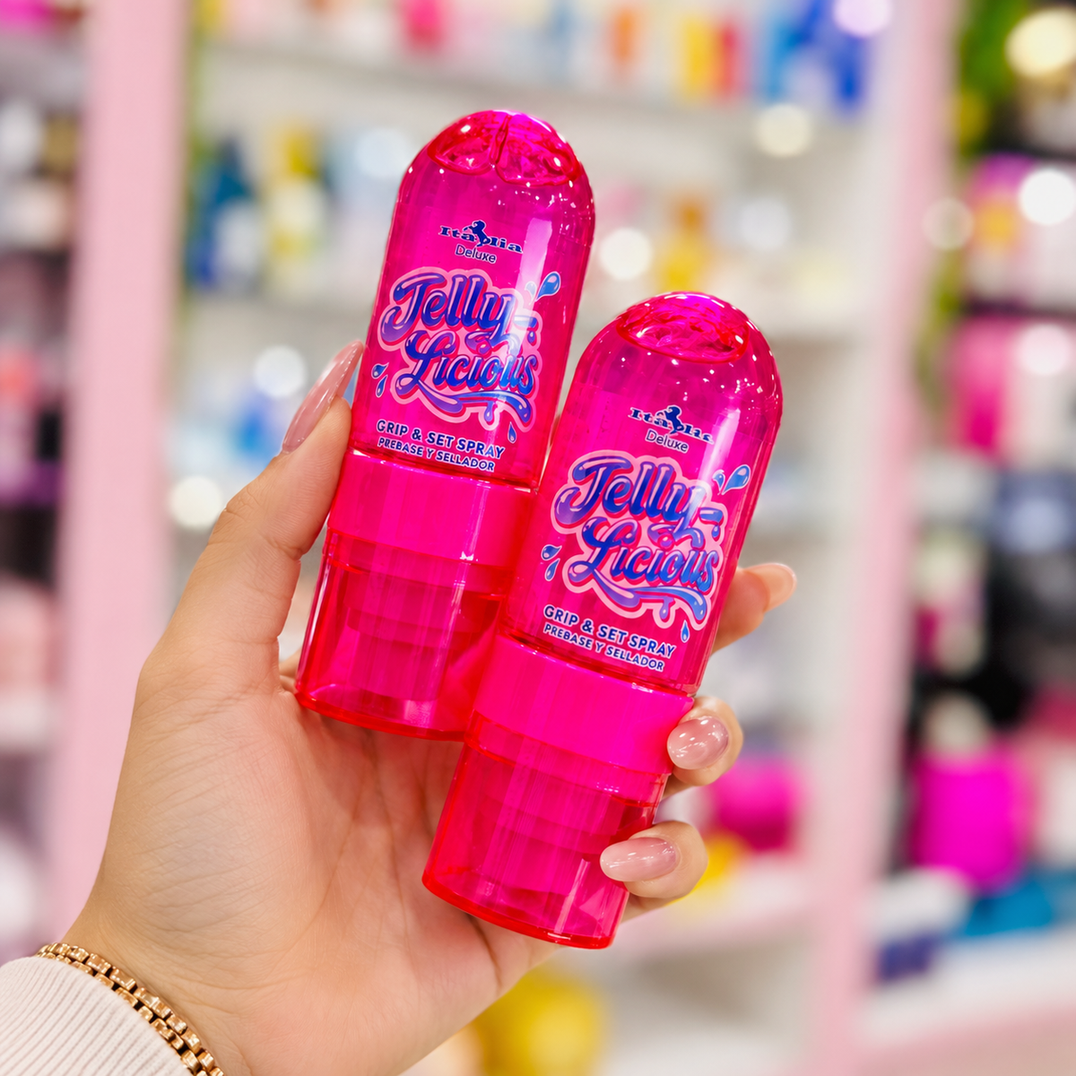 Italia deluxe Jellylicious grip & set spray