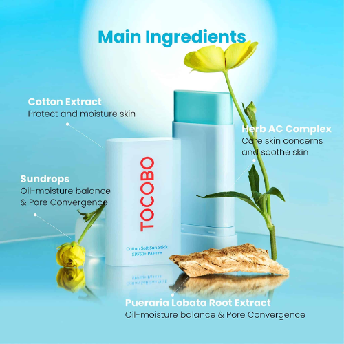 Tocobo Cotton Soft Sun Stick SPF50+
