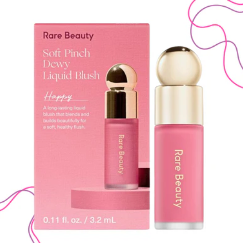 RARE BEAUTY SOFT PINCH DEWY LIQUID BLUSH MINI HAPPY