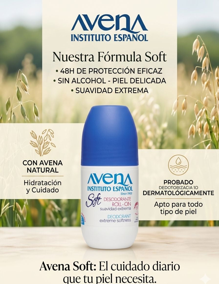 Instituto Español Desodorante Roll On Soft Avena