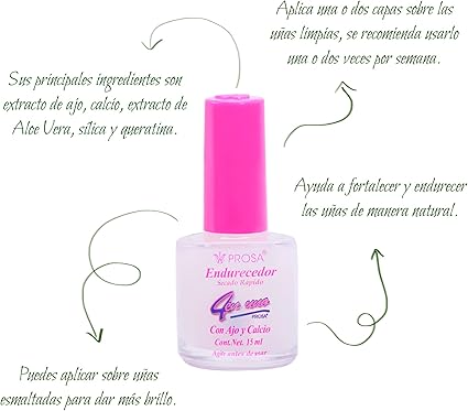 Prosa Endurecedor de uñas 4 en 1