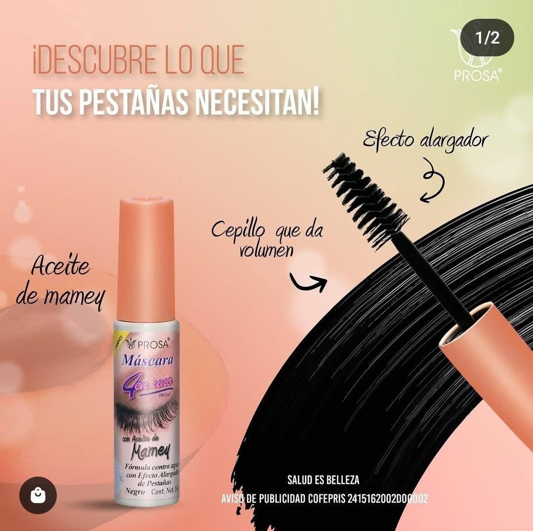 Prosa con Aceite de Mamey