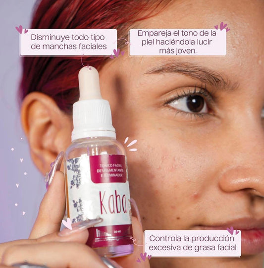 Kaba Tonico Facial Despigmentante e Iluminador
