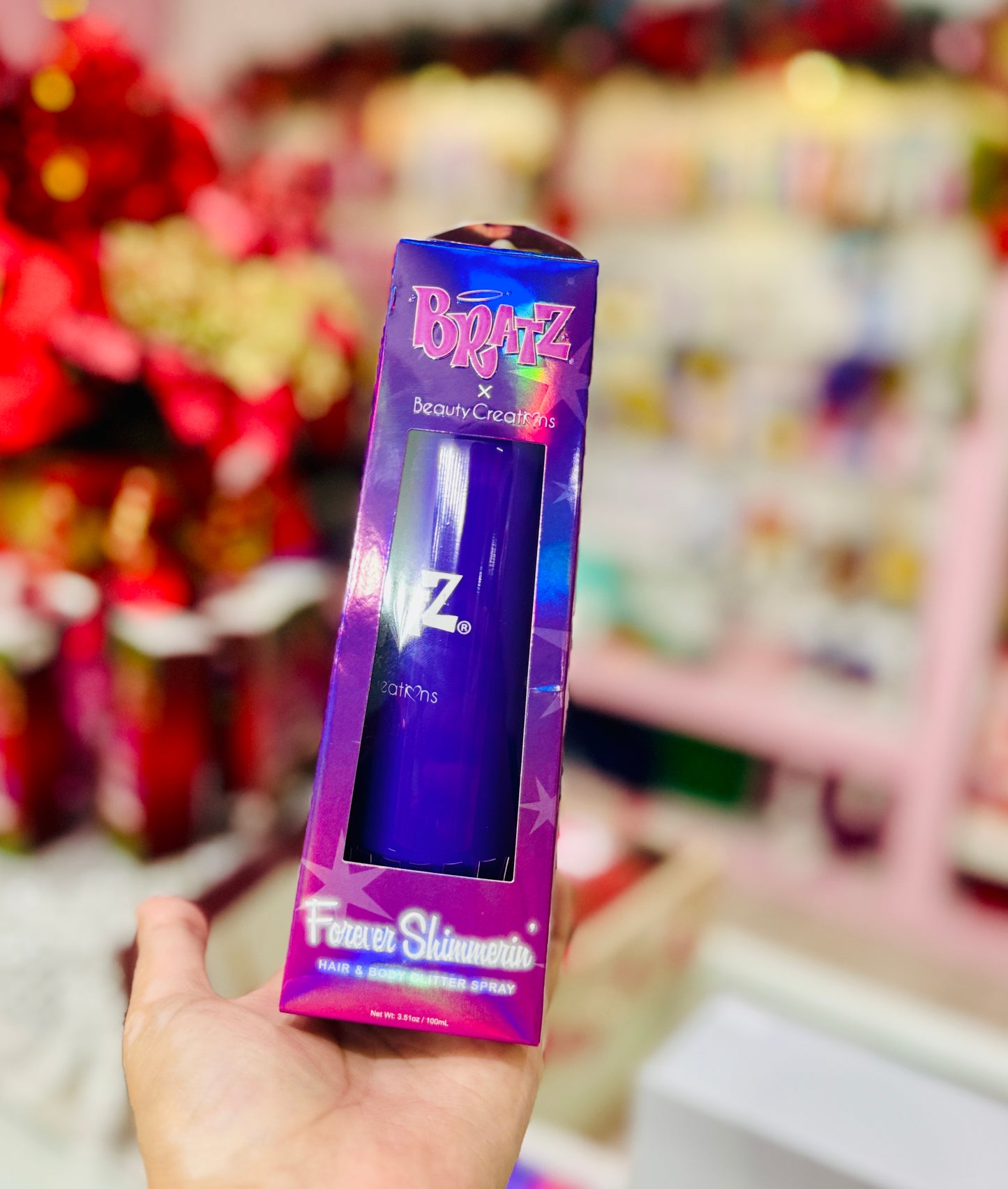 Beauty Creations x Bratz Forever Shimmering Hair & Body Glitter Spray