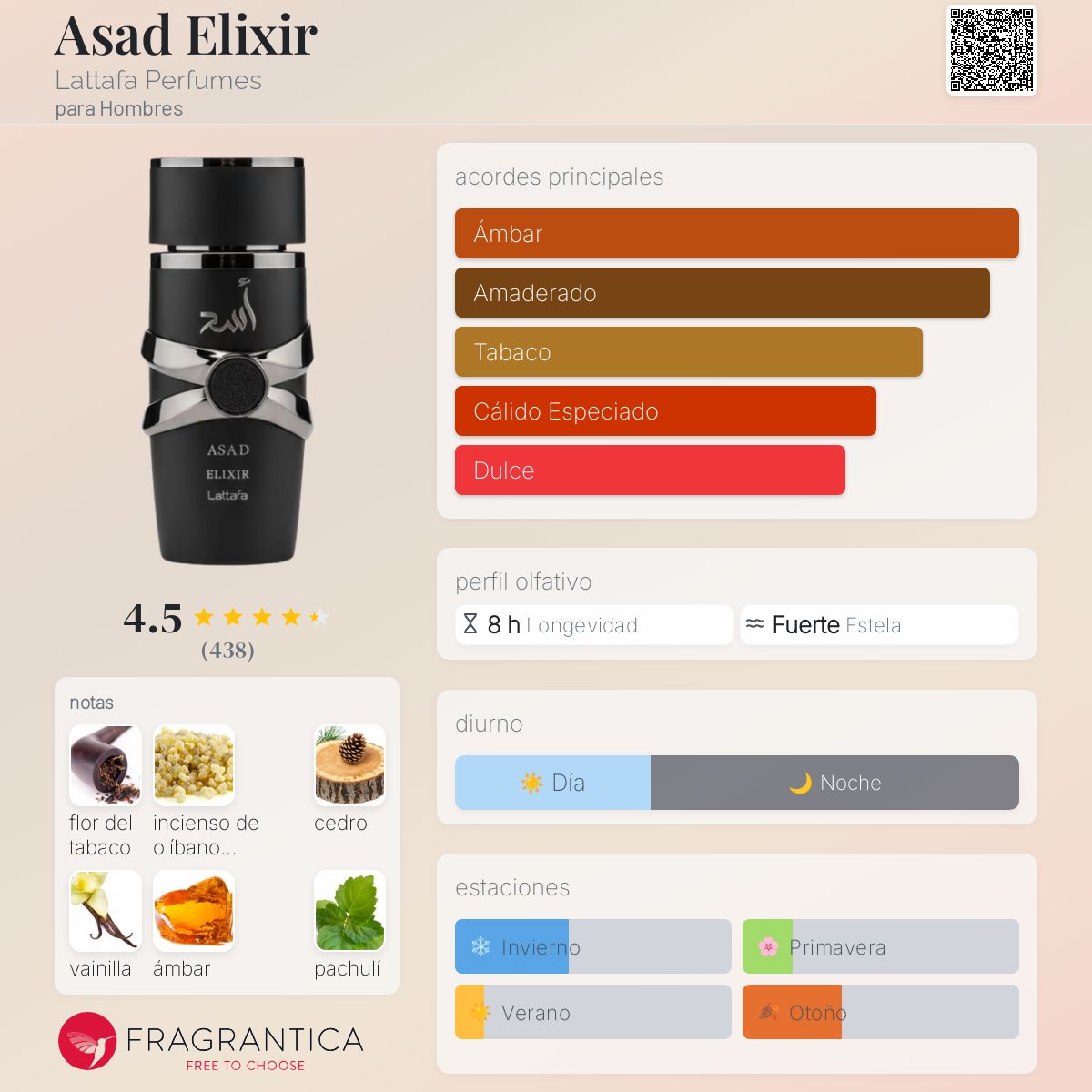 Lattafa Asad Elixir EDP 100ML