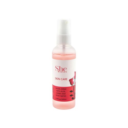 She Skin: Spray Facial de Agua de Rosas