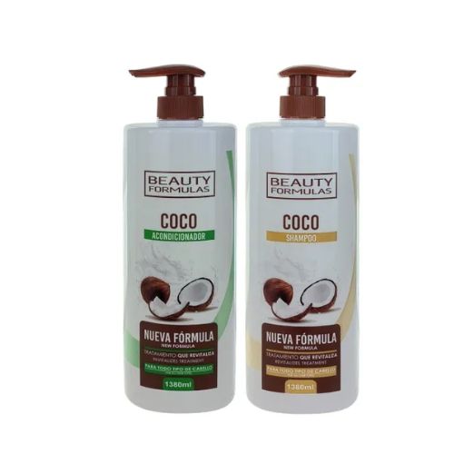 Beauty Formulas - Shampoo y Acondicionador de Coco
