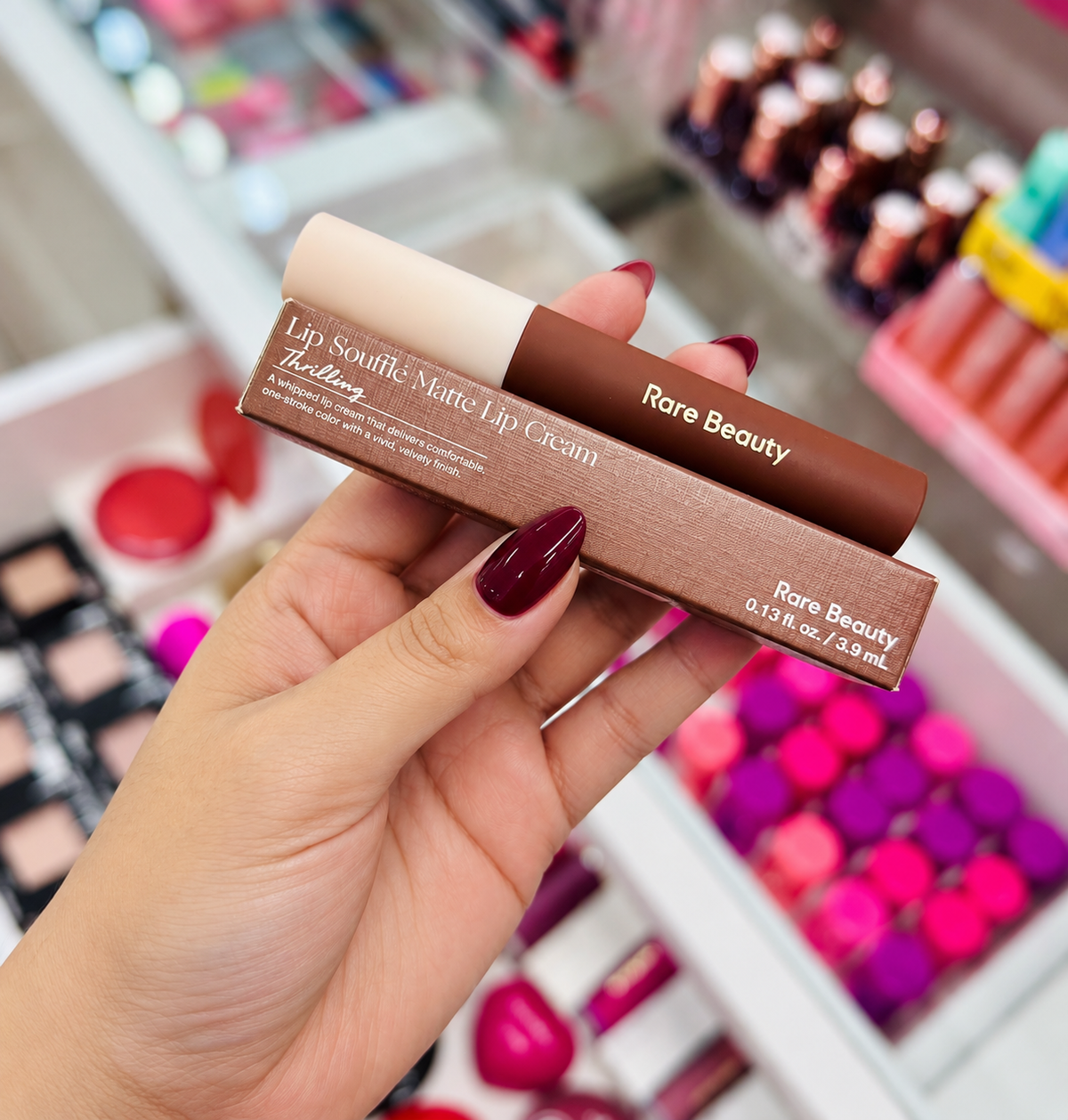 Rare Beauty Lip Souffle Matte Lip Cream - Thrilling