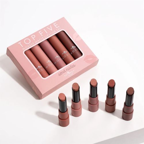 Italia Top Five Mousse Matte Lipstick Set