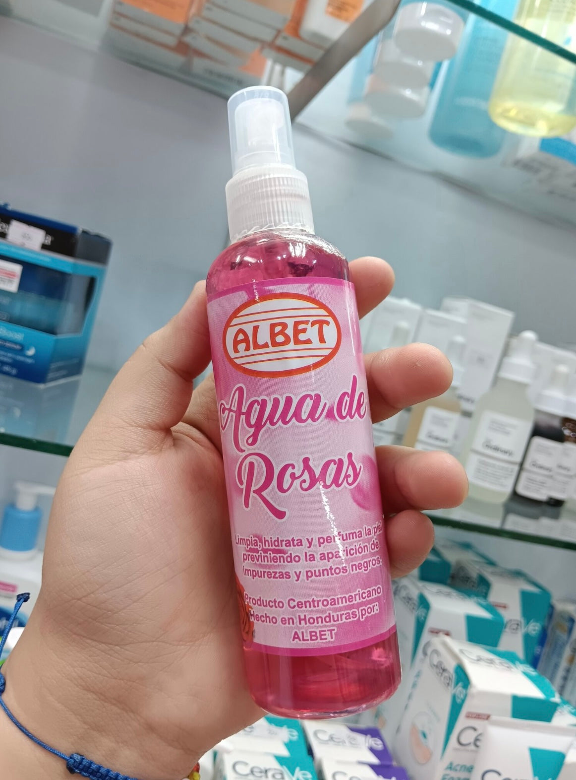 Albet Agua de rosas con atomizador