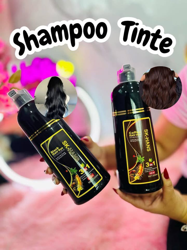 Shampoo Hair Dye 3 in 1