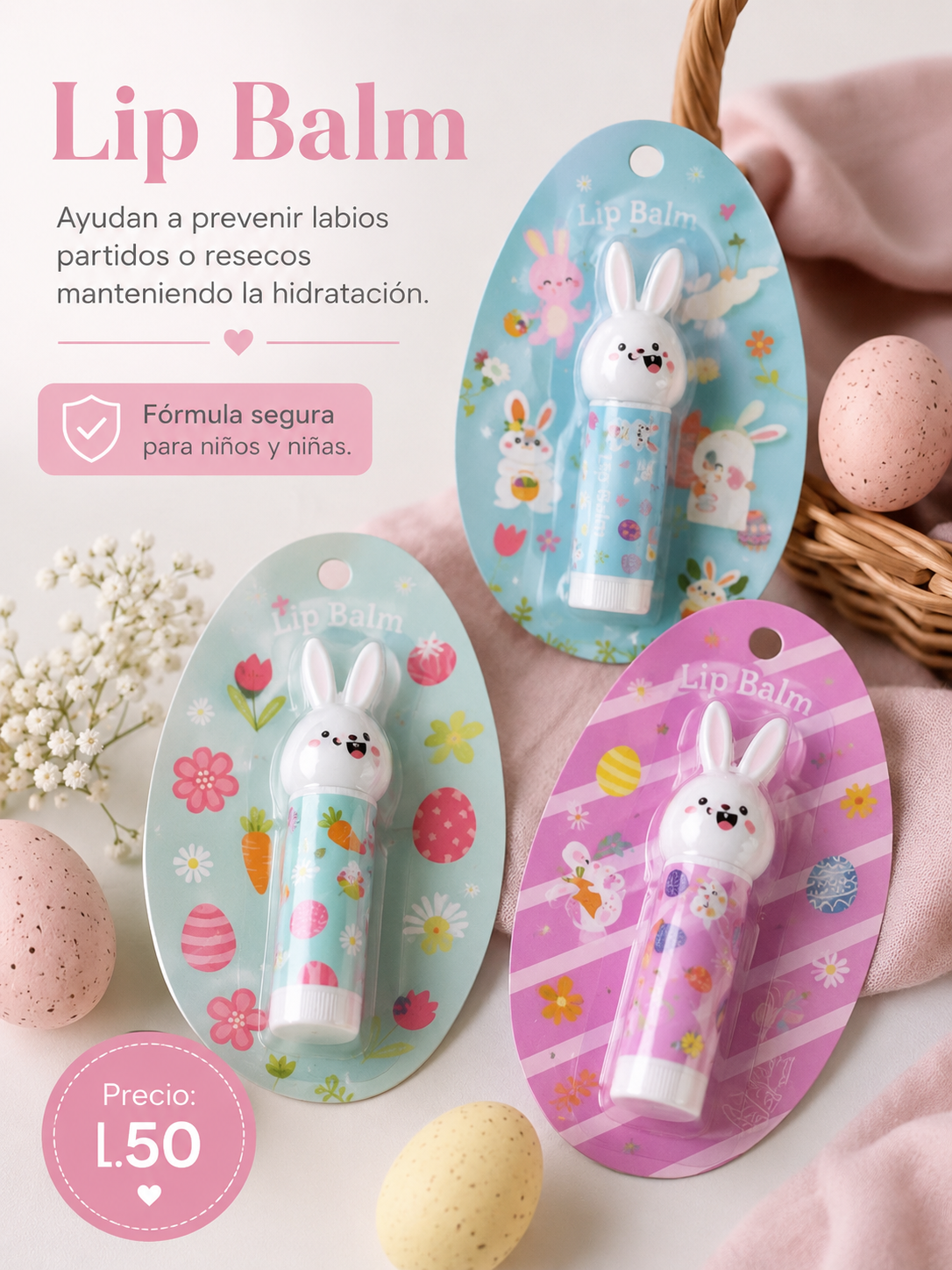 Lip Balm Para Niños/as