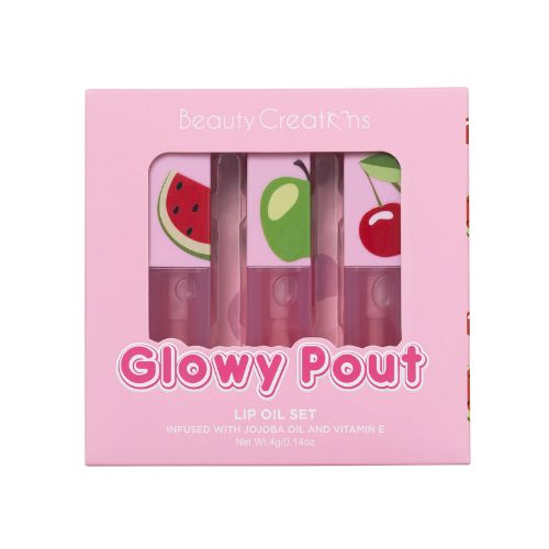 BEAUTY CREATIONS GLOWY POUT LIP OIL SET