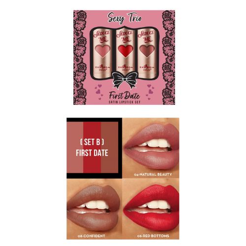 Sexy Trio Satin Lipstick Sets Italia Delux