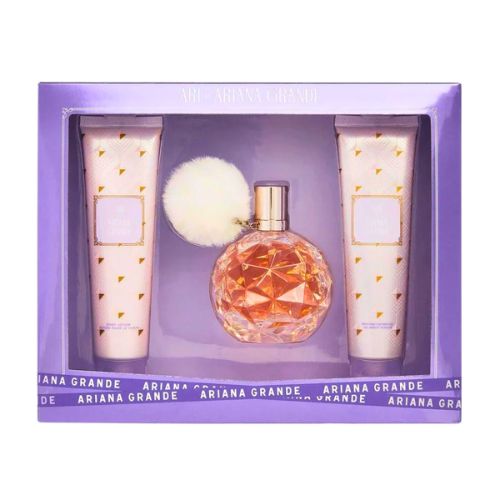 SET ARIANA GRANDE ARI EDP 100ML, BODY LOTION 100ML, SHOWER GEL 100ML (M)