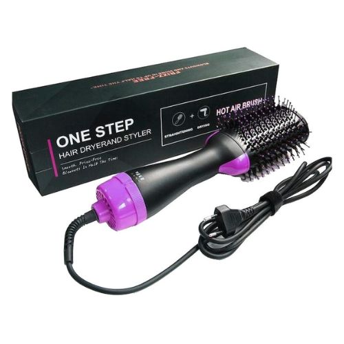 Cepillo Alisador 3 en 1 One Step Morado