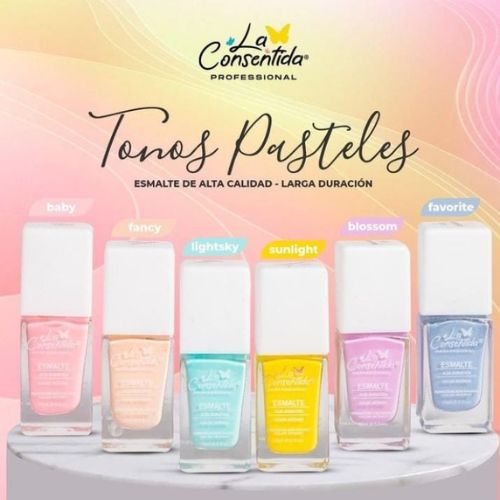 La Consentida - Esmaltes Tonos Pasteles